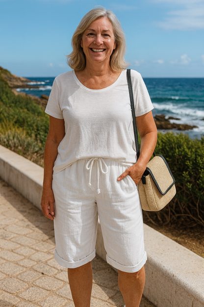Selma | Cotton Comfort Shorts – Flattering fit. Effortless everyday style.