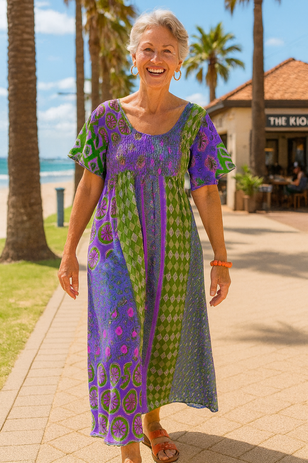 Althea| Comfort Maxi Dress – Flattering Ease for Every Day
