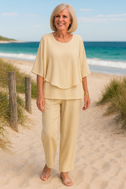 Rosalind | Sophisticated Two-Piece Set – Effortless Style, Lasting Comfort