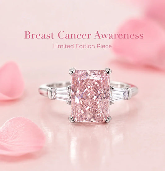 Classic Ribbon Pink Ring  | Breast Cancer Awareness