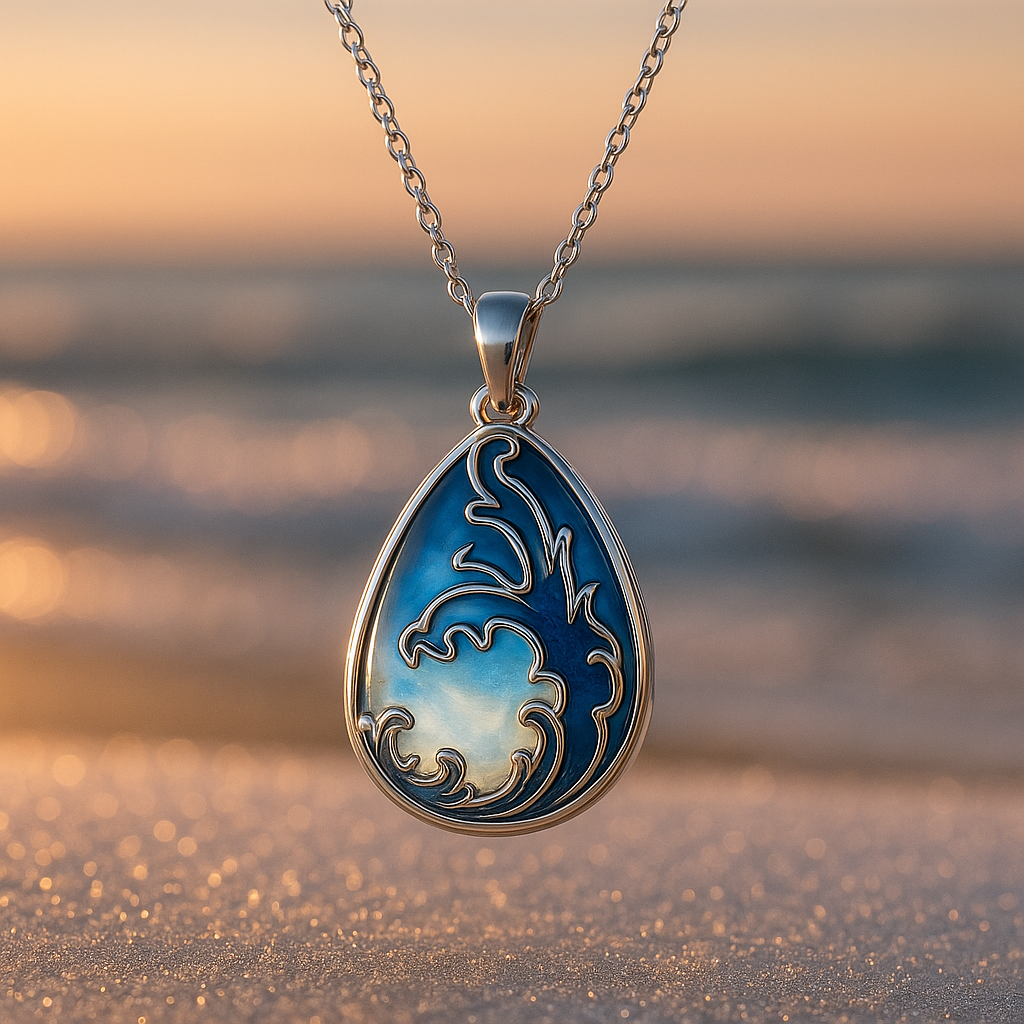 Ocean Whisper – Enchanted Marine Pendant Necklace