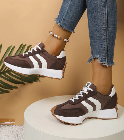 Ava – Stylish Retro Lace-Up Sneakers for Ultimate Comfort