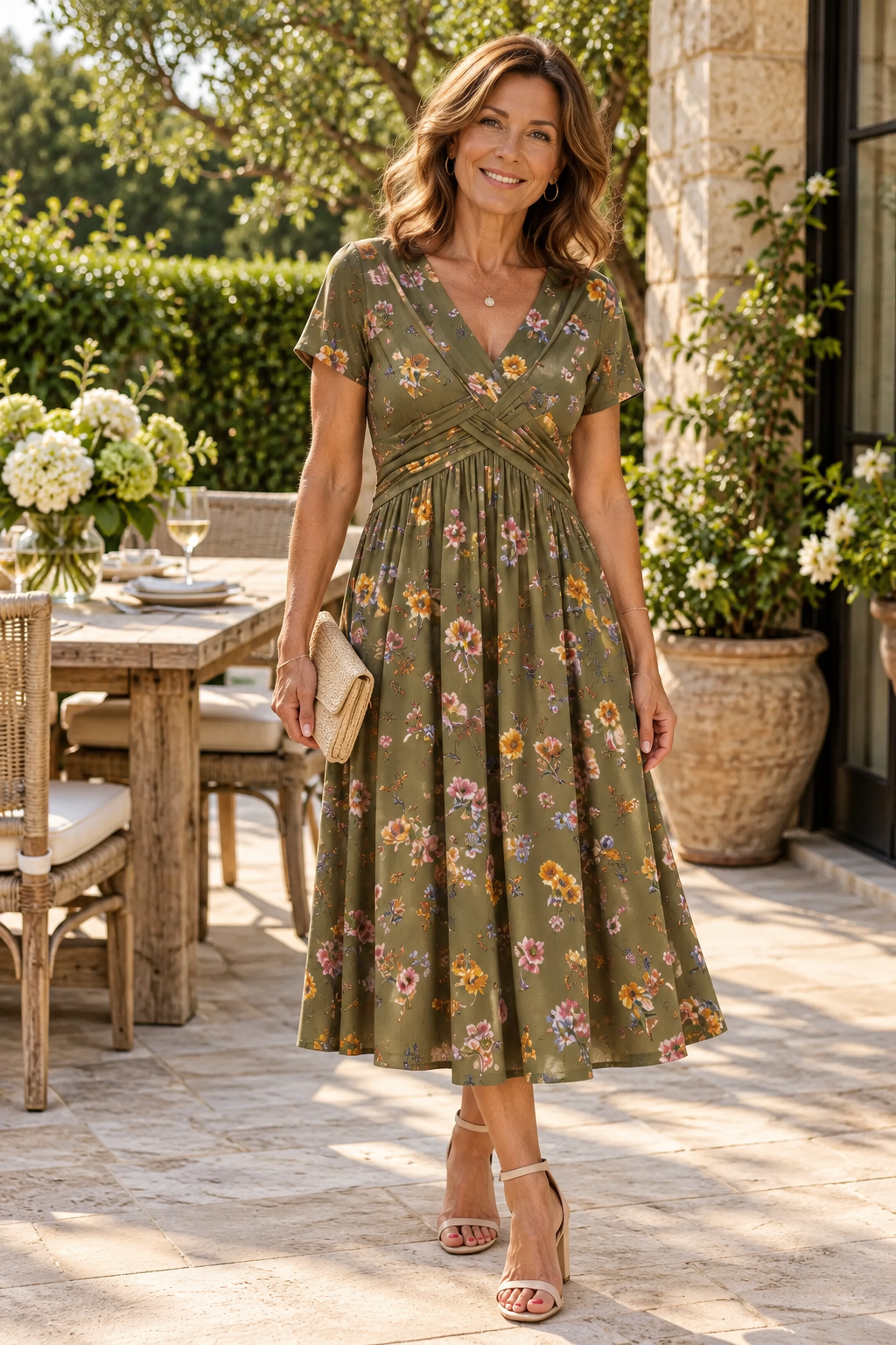 Floral Comfort Dress | Comfort Breast Cancer Collection