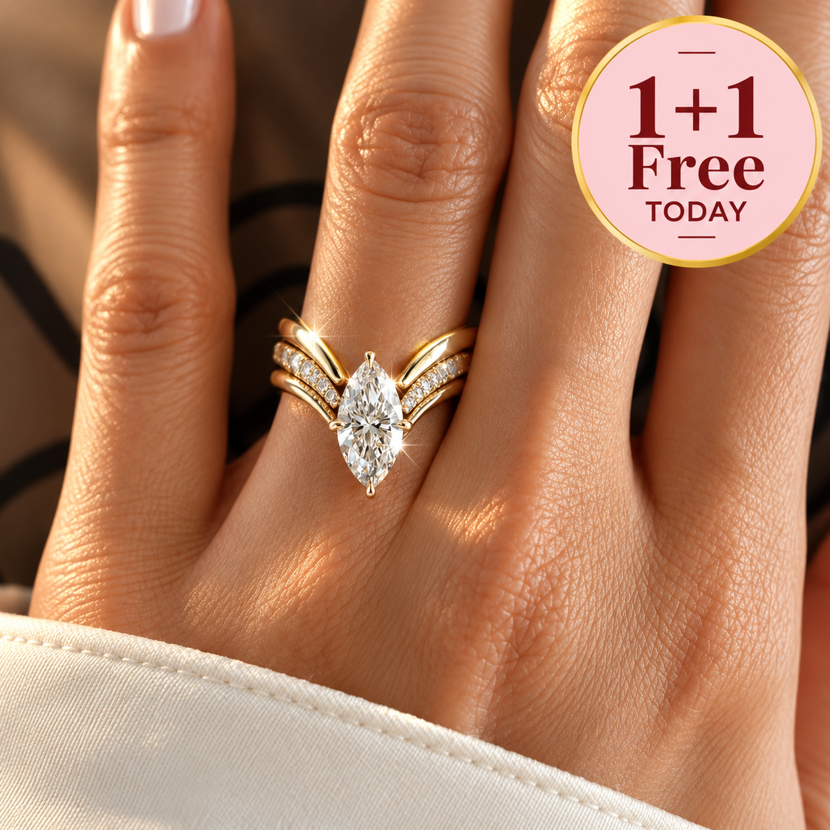Elegant Drop Ring