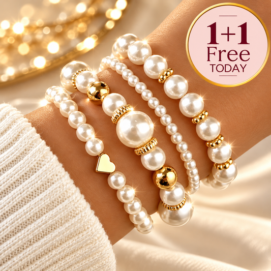 Pearl Bracelet Set
