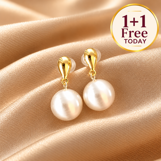Together Stronger Pearl Earrings