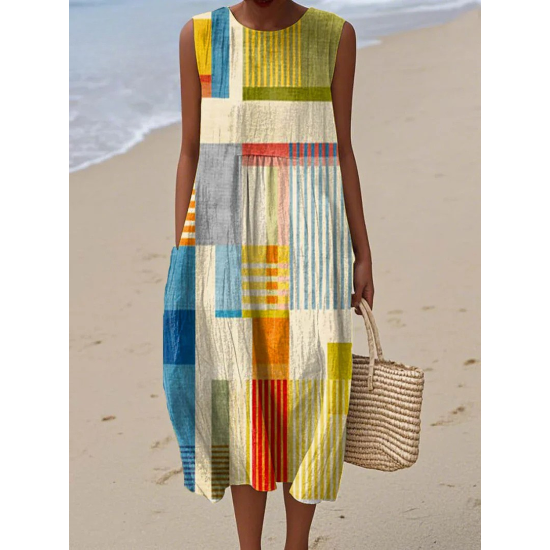 Poppy | Modern Patchwork Dress