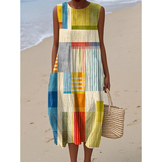 Poppy | Modern Patchwork Dress