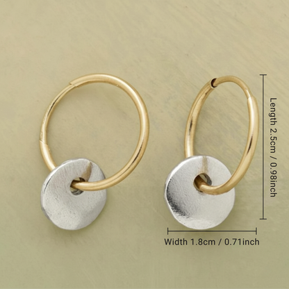 Handmade Elegant Hoop Earrings