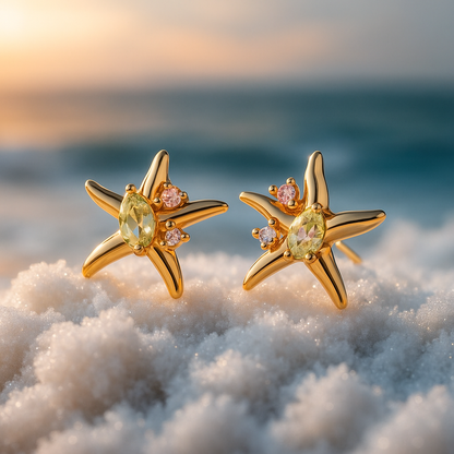 Arabelle | Starfish Sparkle Earrings