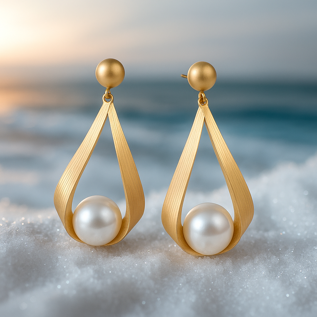 Nerida | Luminous Pearl Glow Earrings