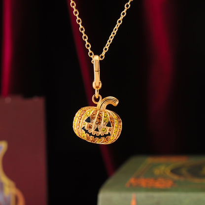 Halloween Pumpkin Necklace