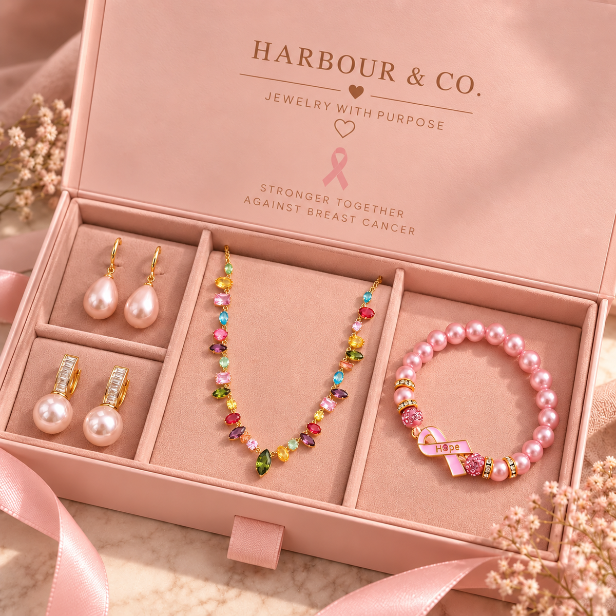 Breast Cancer Awareness 4-Piece Gift Set