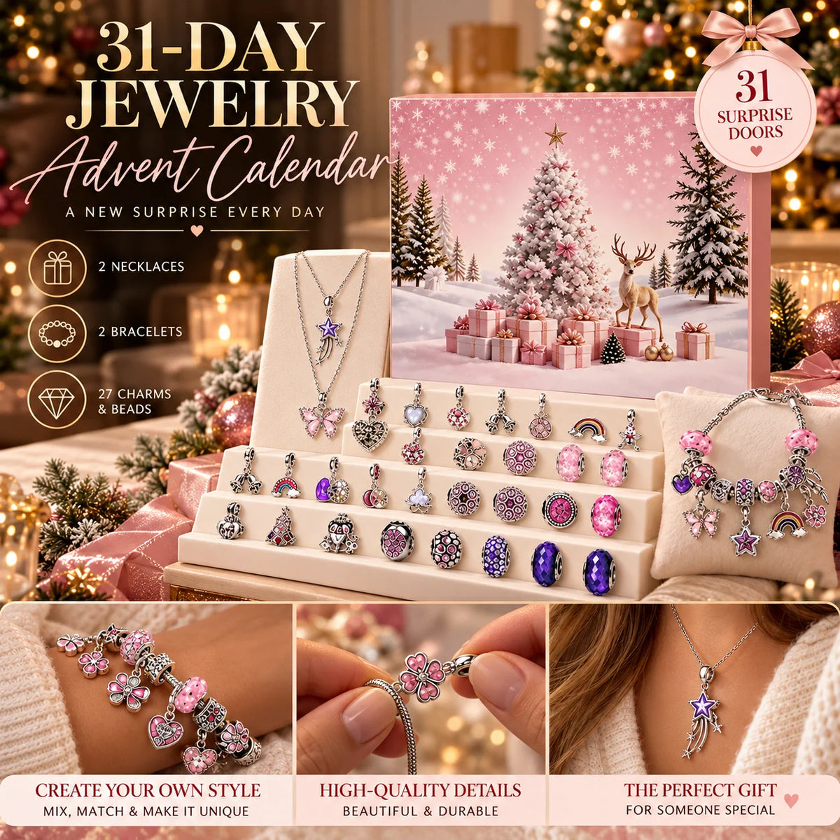 Christmas Sparkle™ – 31-Day Jewelry Advent Calendar