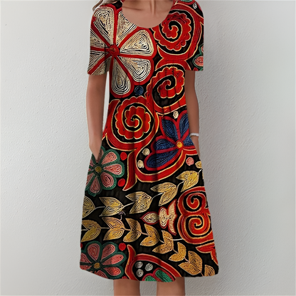 Noemi | Comfortable Classic Floral Dress