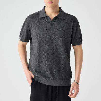 Textured Polo Shirt
