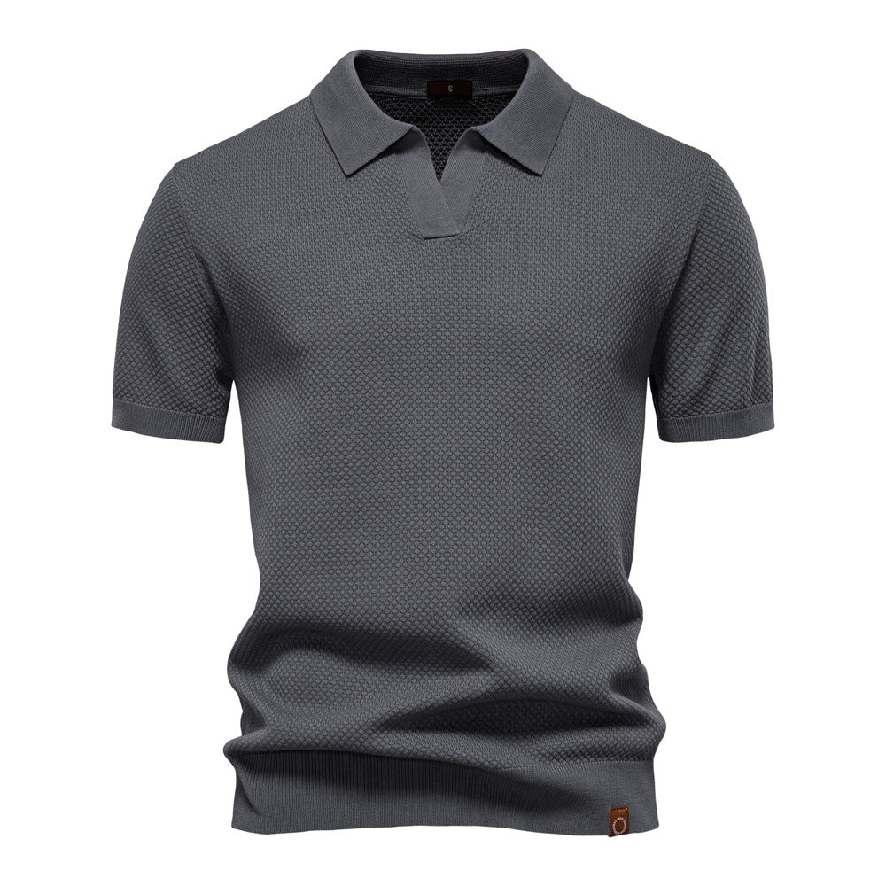 Textured Polo Shirt