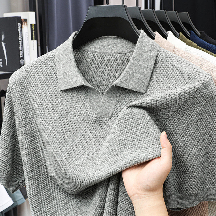 Textured Polo Shirt