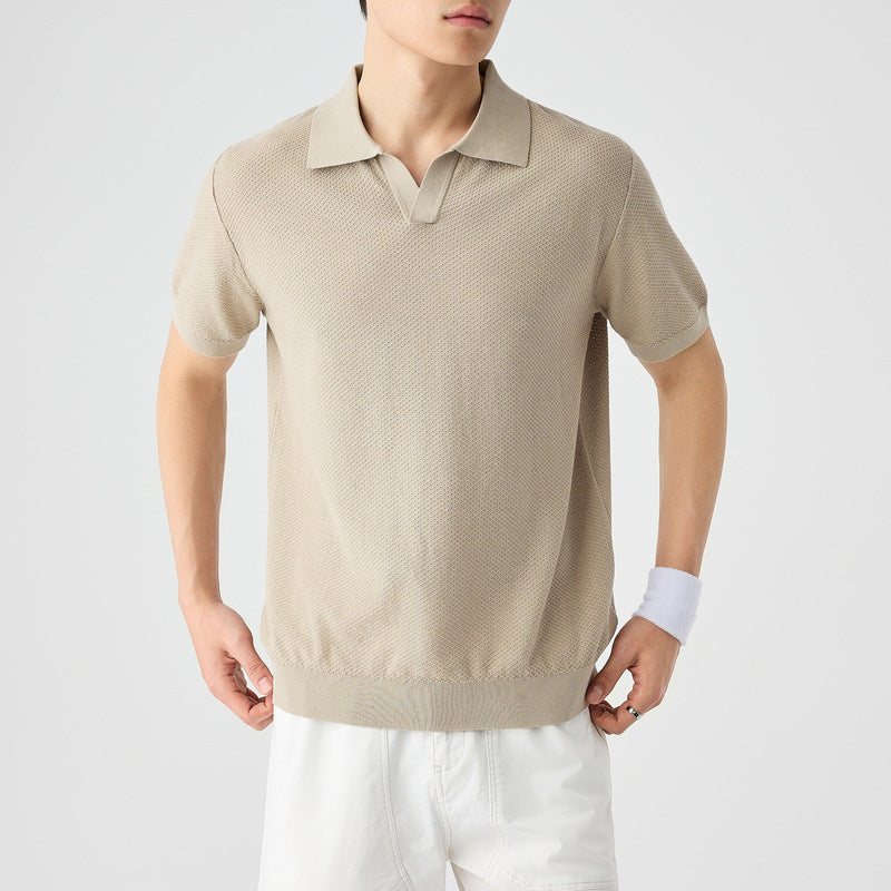 Textured Polo Shirt