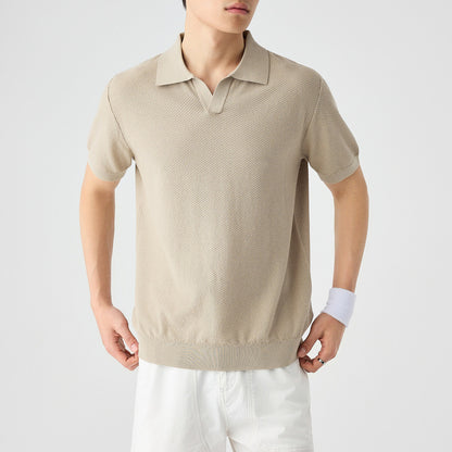 Textured Polo Shirt