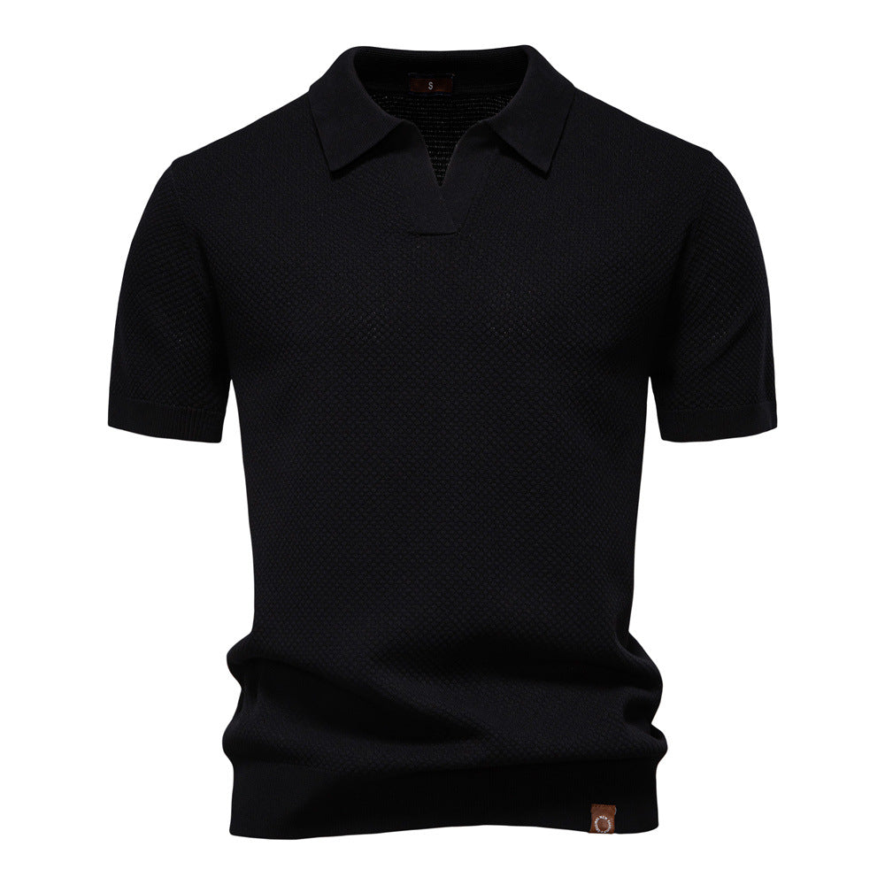 Textured Polo Shirt