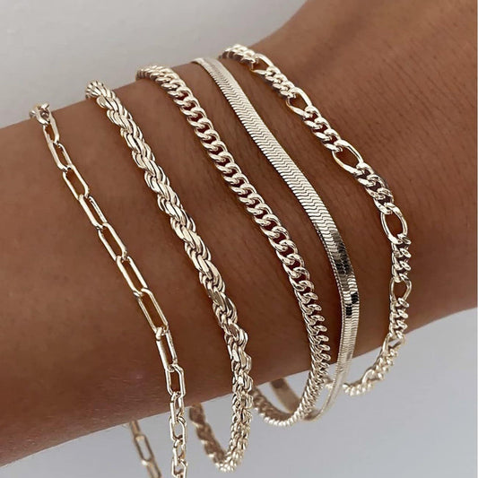Ellis Renner Bracelet Set | White Gold