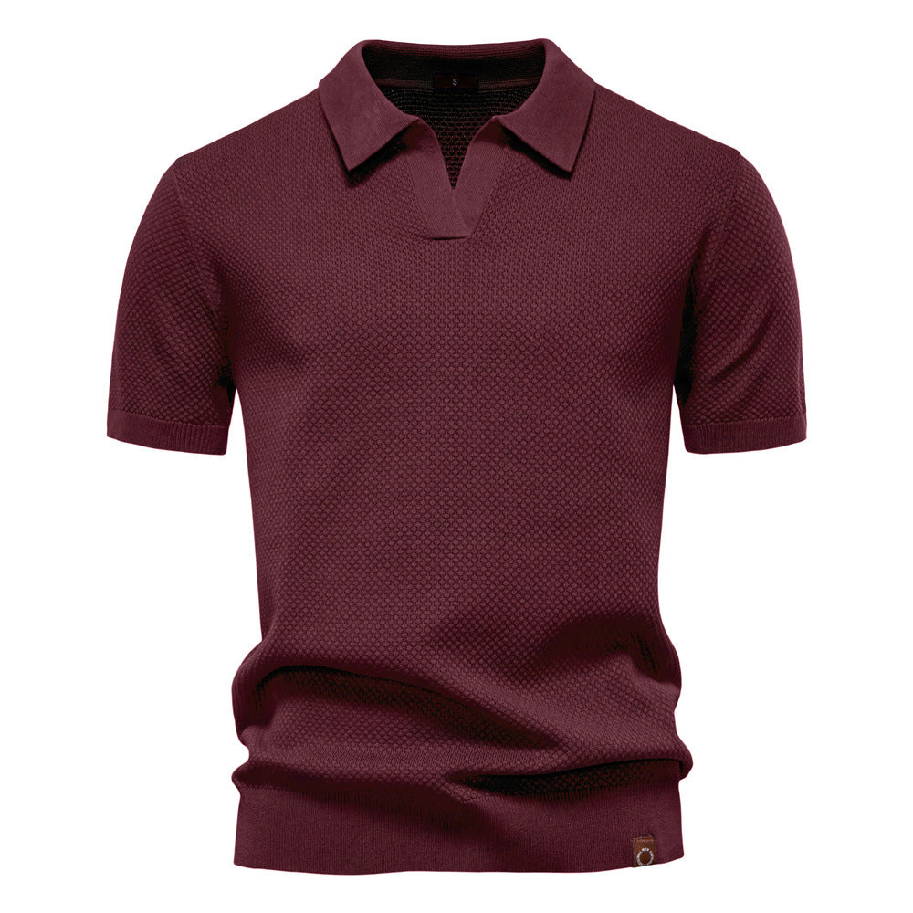 Textured Polo Shirt