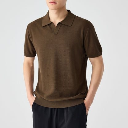 Textured Polo Shirt