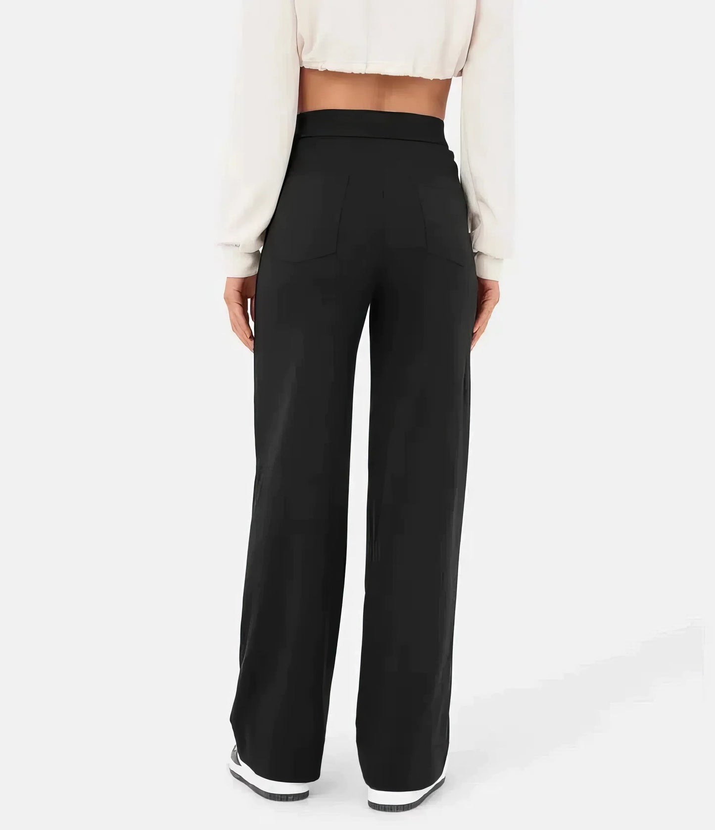 Marjorie | High-Waist Stretch & No-Pill Trouser – Timeless Confidence