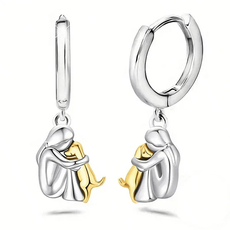 Harbour & Co | Dog Embrace Earrings
