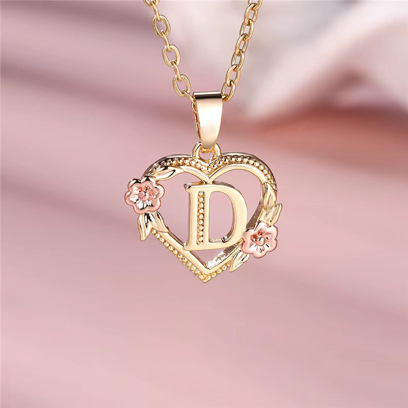 Breast Cancer Awareness - Personalized Letter Necklaces