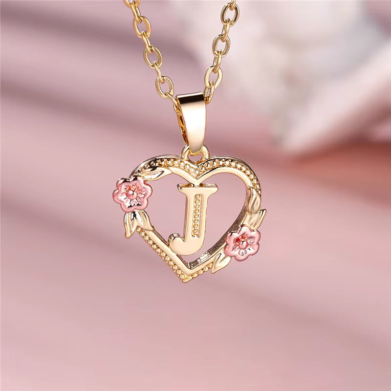 Breast Cancer Awareness - Personalized Letter Necklaces