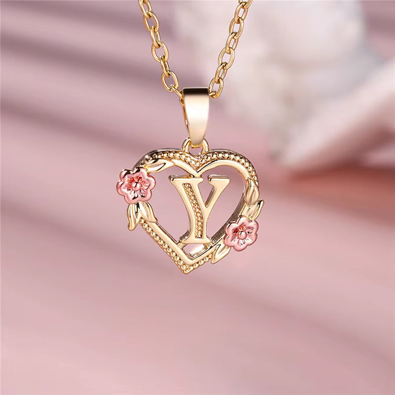 Breast Cancer Awareness - Personalized Letter Necklaces