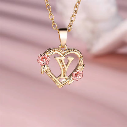 Breast Cancer Awareness - Personalized Letter Necklaces