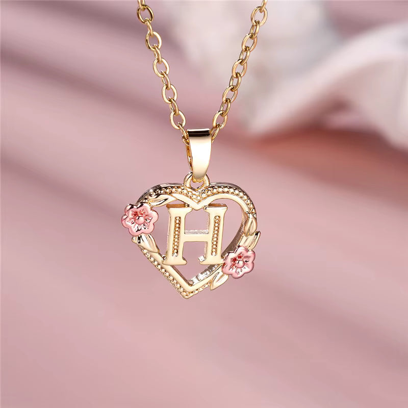 Breast Cancer Awareness - Personalized Letter Necklaces