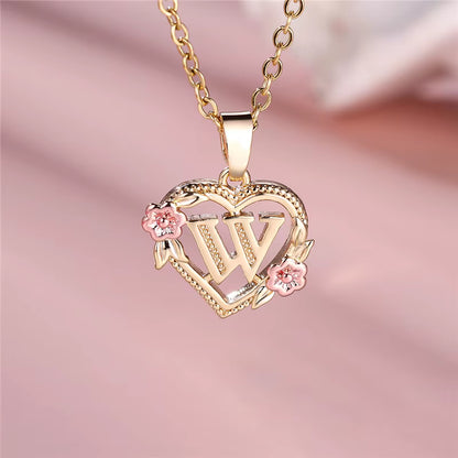 Breast Cancer Awareness - Personalized Letter Necklaces