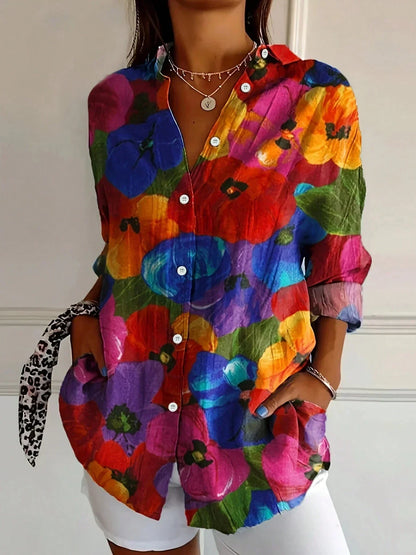 Andie | Colorful Pattern Blouse