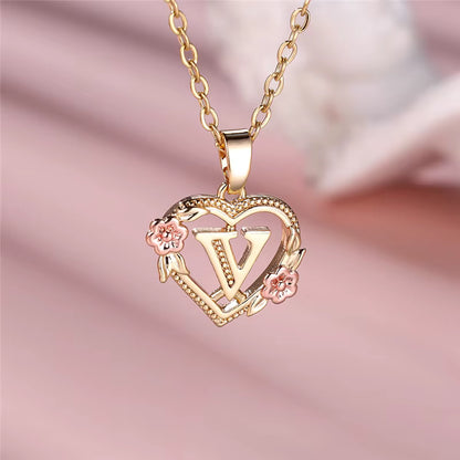 Breast Cancer Awareness - Personalized Letter Necklaces