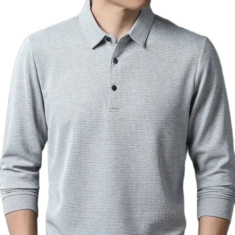 Sean | Casual Waffle Polo Shirt