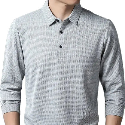 Sean | Casual Waffle Polo Shirt