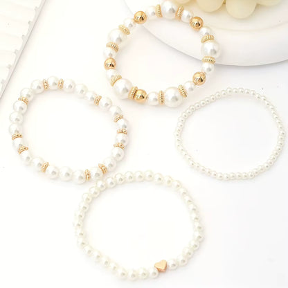 Pearl Bracelet Set | Supporting Breast Cancer Awareness | 1+1 Free