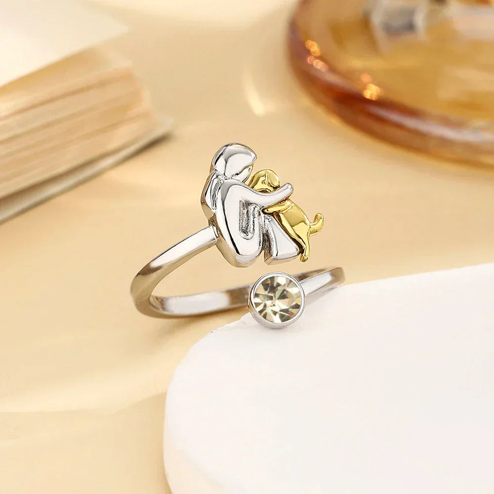 Harbour & Co | Dog Embrace Ring