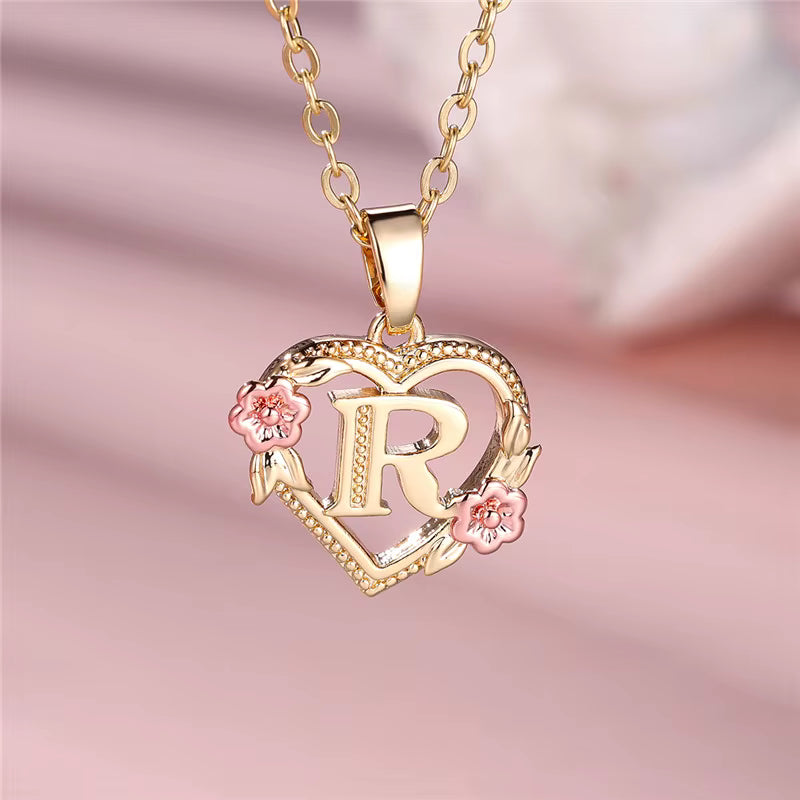 Breast Cancer Awareness - Personalized Letter Necklaces