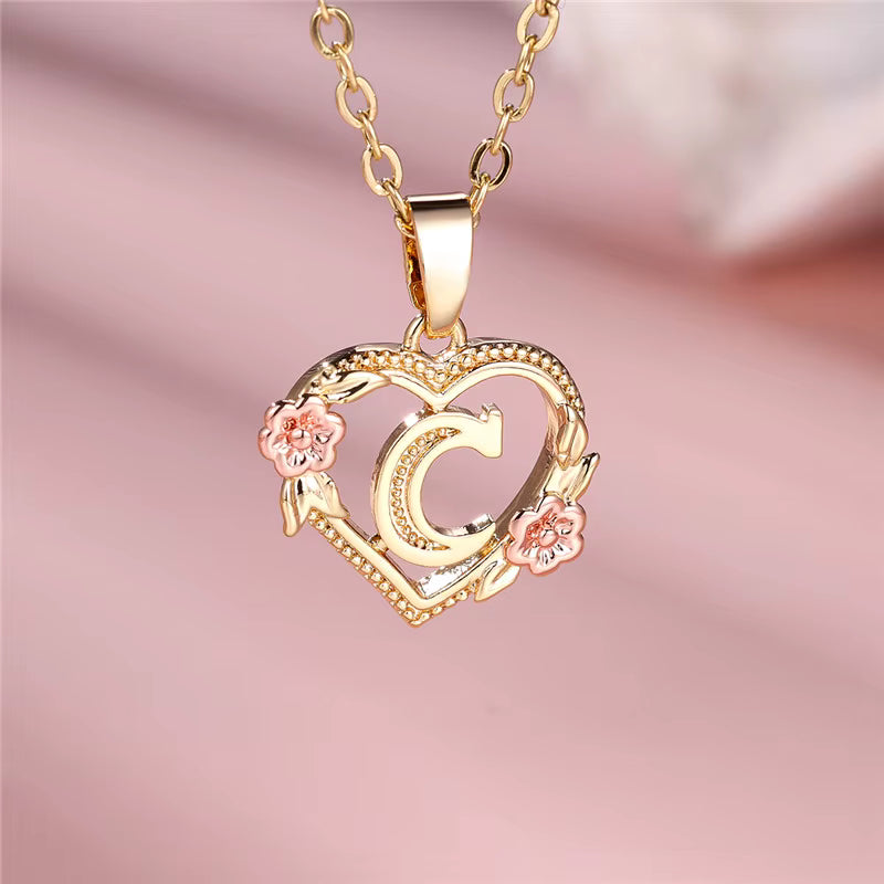 Breast Cancer Awareness - Personalized Letter Necklaces