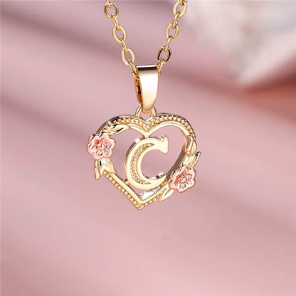 Breast Cancer Awareness - Personalized Letter Necklaces