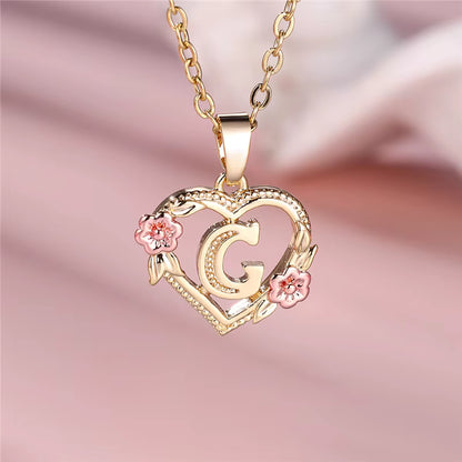 Breast Cancer Awareness - Personalized Letter Necklaces