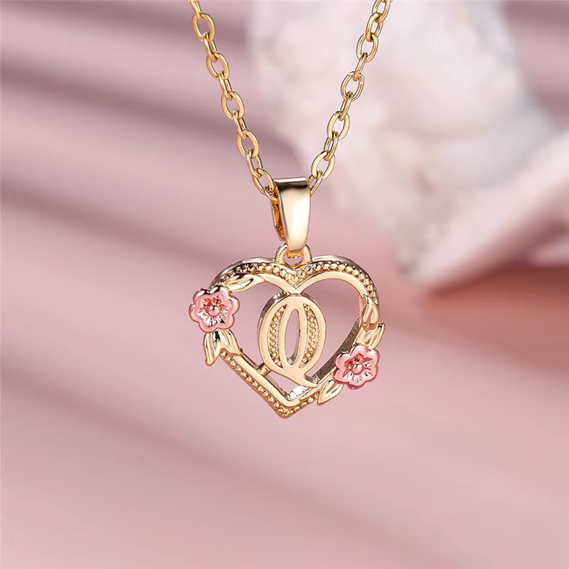 Breast Cancer Awareness - Personalized Letter Necklaces