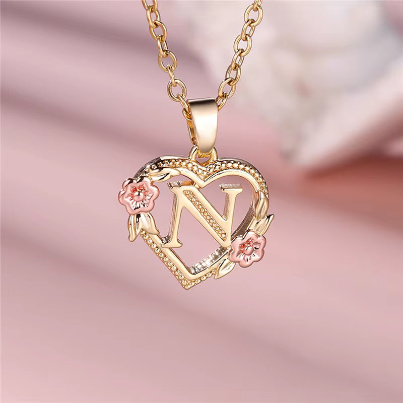 Breast Cancer Awareness - Personalized Letter Necklaces