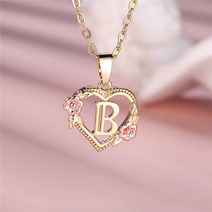 Breast Cancer Awareness - Personalized Letter Necklaces
