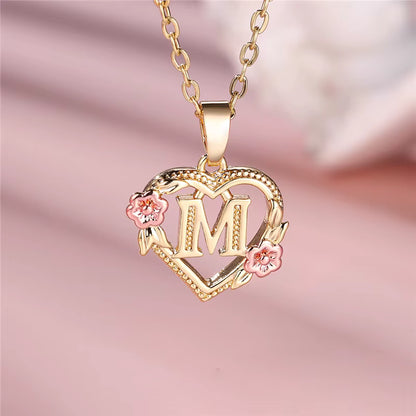 Breast Cancer Awareness - Personalized Letter Necklaces